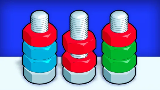 Nuts Puzzle: Sort By Color game Play Nuts Puzzle: Sort By Color game